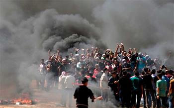   مظاهرات غاضبة شرق غزة تنديدًا بعدوان الاحتلال الإسرائيلي على نابلس