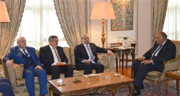   وزير الخارجية يستقبل رئيس مجلس المستشارين المغربي