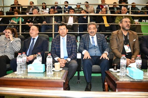 وزير الرياضة ومحافظ الإسكندرية يؤازران منتخب مصر أمام تونس فى التصفيات المؤهلة لكأس العالم لكرة السلة