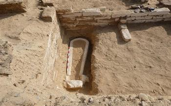   الكشف عن 22 مقبرة من العصر الفارسي والروماني والقبطي بالمنيا