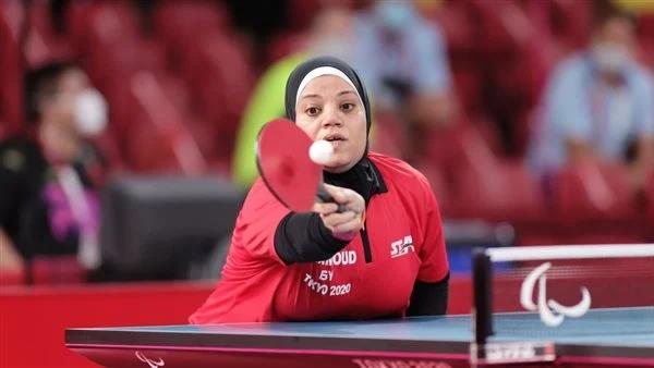 اللاعبة فايزة محمود: سعيدة بتنظيم مصر للبطولة الدولية لتنس الطاولة البارالمبية