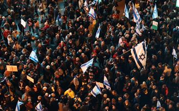   300 ألف مُتظاهر يخرجون إلى الشوارع ضد الحكومة الإسرائيلية