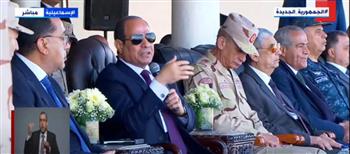   الرئيس السيسى: خطة تنمية سيناء ليست متواضعة 