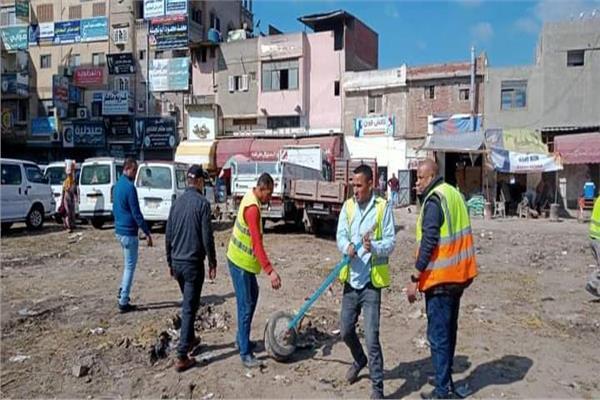 رفع 260 حالة إشغال طريق مخالف بنطاق 3 مراكز بالبحيرة 