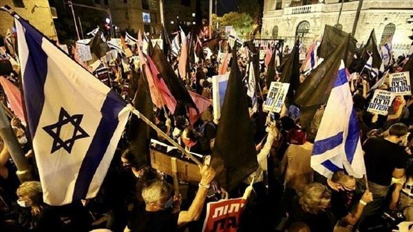 مظاهرات حاشدة في تل ابيب ضد الحكومة الاسرائيلية