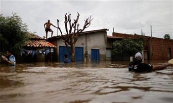ارتفاع حصيلة ضحايا الفيضانات فى البرازيل إلى 64 قتيلا