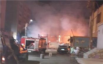   السيطرة على حريق بمعرض «أهلاً رمضان» بالمنيا