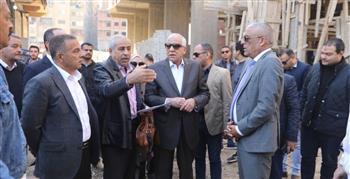 محافظ الجيزة يتفقد الأعمال الإنشائية لأسواق أحمد إبراهيم وراشد المراغي النموذجية 