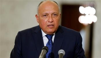 وزير الخارجية ونظيره التركي يتسلمان شحنة المساعدات المصرية السادسة بميناء مرسين