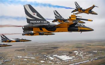   سول: فريق الأكروبات الجوي الكوري الجنوبي «النسور السوداء» يشارك في العرض الجوي الأسترالي
