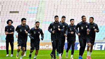  تقسيمة فنية قوية في نهاية مران الزمالك