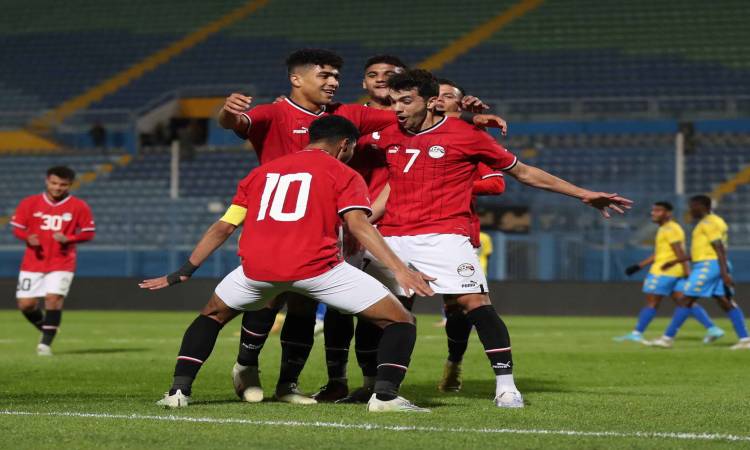 المنتخب الأولمبي يفوز وديا علي الجابون بثلاثية نظيفة
