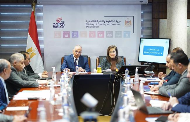 وزيرا ««الرى» «التخطيط» يناقشان الخطة الاستثمارية للوزارة للعام المالي القادم 2023/2024
