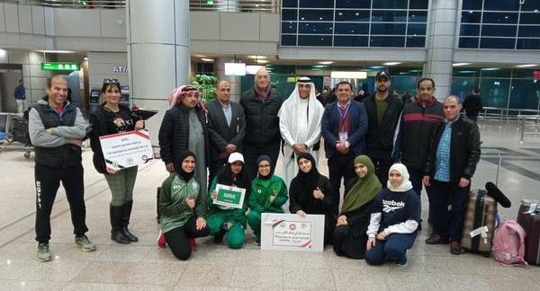 سيف شاهين يستقبل رئيس الاتحاد العربي لألعاب القوى بمطار القاهرة