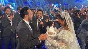 رسالة من تامر حسنى لأحمد عصام بمناسبة زفافه