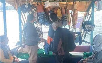 حملات مستمرة لمراجعة المعديات النهرية بالبحيرة للتأكد من سريان تراخيصها وتوافر كافة الإشتراطات 