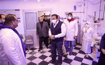   وزير الصحة يتفقد مستشفي فاقوس المركزي بمحافظة الشرقية