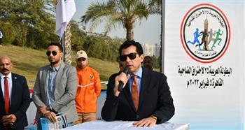 وزير الرياضة يفتتح البطولة العربية لاختراق الضاحية 