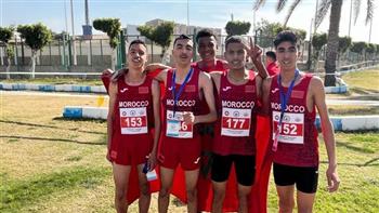   المغرب تحتل المراكز الأولى للناشئين 6 كم في البطولة العربية لاختراق الضاحية بالقاهرة