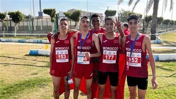 المغرب تحتل المراكز الأولى للناشئين 6 كم في البطولة العربية لاختراق الضاحية بالقاهرة