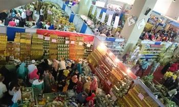  استعدادات افتتاح معرض "أهلا رمضان" للسلع الغذائية بدسوق فى كفر الشيخ