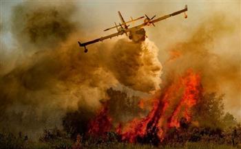   استمرار أعمال الإطفاء في حريق غابة في جنوب تيرول بإيطاليا