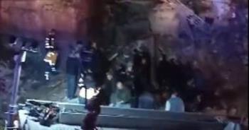 حريق ضخم في منطقة كهرمان مرعش التركية عقب الزلزال