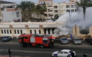   الحماية المدنية تسيطر على حريق محدود فى أحد نوادى بورسعيد 