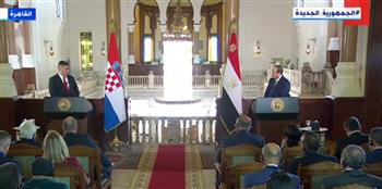   رئيس كرواتيا: الربيع العربي دمر المجتمعات.. ومصر استطاعت الحفاظ على وطنها وشعبها