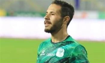 لاعب المصري حسن علي رجل مباراة سموحة بالدوري الممتاز