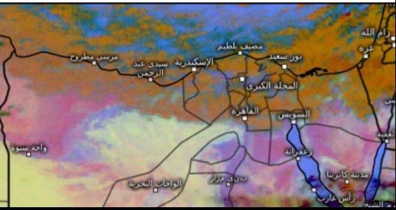 "الأرصاد": غطاء سحابى من السحب الممطرة على القاهرة الكبرى