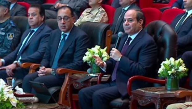 السيسي: منظومة التغذية المدرسية مستقرة ومؤمنة