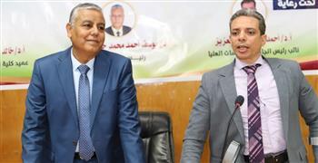 رئيس جامعة جنوب الوادي يشهد حفل تأبين ثلاثة من أساتذة كلية العلوم 