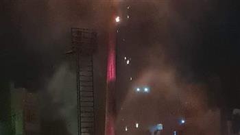   السيطرة على حريق نشب في برج للاتصالات بإستاد نجع حمادي 