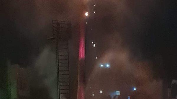 السيطرة على حريق نشب في برج للاتصالات بإستاد نجع حمادي 