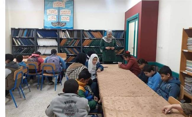 محاضرة لتاريخ وآثار مدينة دمنهور بمدرسه النور للمكفوفين لمبادرة " اعرف بلدك "