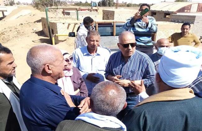 وزير الري يتفقد ترعتى السويس والشلوفة