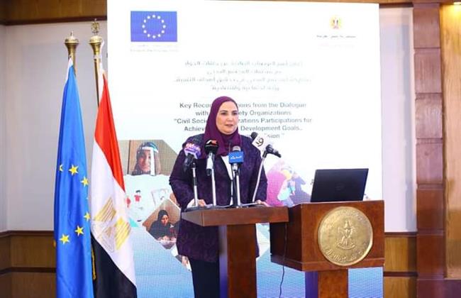وزيرة التضامن: ندعم منظمات المجتمع المدني المتخصصة في محاور التنمية المختلفة