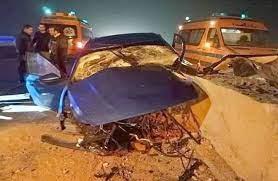   ارتفاع ضحايا حادث انقلاب سيارة بطريق السلوم الساحلى إلى 7 حالات وفاة و15 مصابًا