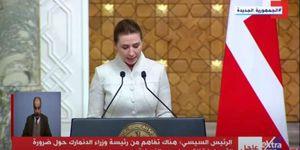   رئيسة وزراء الدنمارك: مصر شريك قوي لنا ولأوروبا