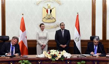   رئيسا وزراء مصر والدنمارك يشهدان توقيع تمديد اتفاقية التعاون القطاعي