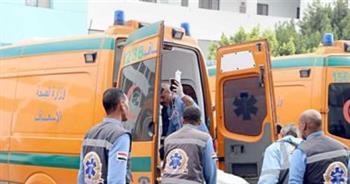 مصرع شخص وإصابة آخر في حادث انقلاب سيارة على طريق أسيوط الغربي