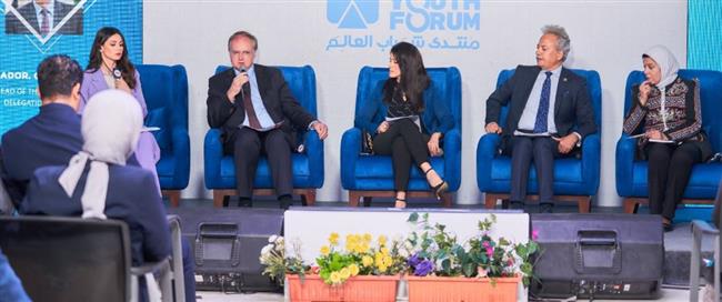 منتدى شباب العالم.. انطلاق أول جلسة نقاشية «دور المجتمع الدولى فى الإغاثة»