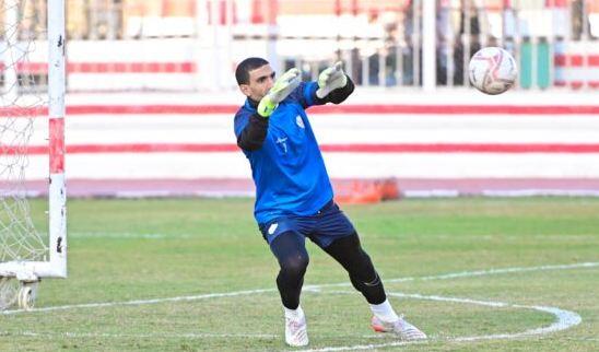 تدريبات قوية لحراس الزمالك على التسديدات والعرضيات
