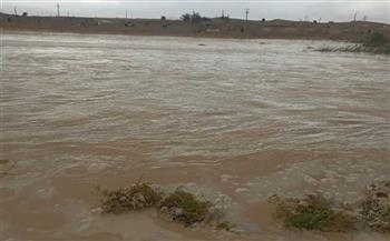   إغلاق طريقين رئيسيين في وسط سيناء بسبب جريان مياه السيول