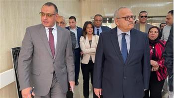 رئيس جامعة القاهرة يتابع التجهيزات النهائية لمجمع العيادات الخارجية بـ"أبو الريش الياباني"