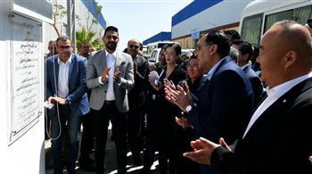 رئيس الوزراء يشهد افتتاح  مشروع شركة "إيجيبت فان يانغ" لطباعة وصباغة المنسوجات