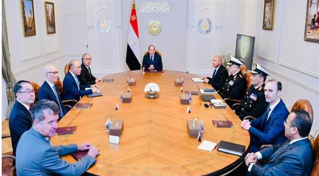 الرئيس السيسى لـ ممثلى كبرى الشركات العالمية: حريصون على تعزيز التعاون