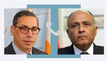 وزير الخارجية يجري اتصالا هاتفيا مع نظيره القبرصي