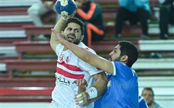 الزمالك يتعادل مع سموحة فى دورى المحترفين لكرة اليد